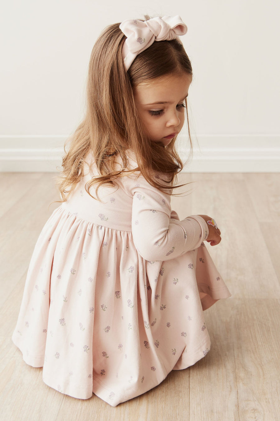 Organic Cotton Tallulah Dress - Meredith Violet Childrens Dress from Jamie Kay USA