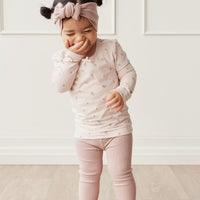 Organic Cotton Long Sleeve Top - Meredith Violet Childrens Top from Jamie Kay USA