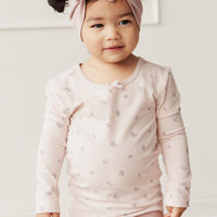 Organic Cotton Long Sleeve Top - Meredith Violet Childrens Top from Jamie Kay USA