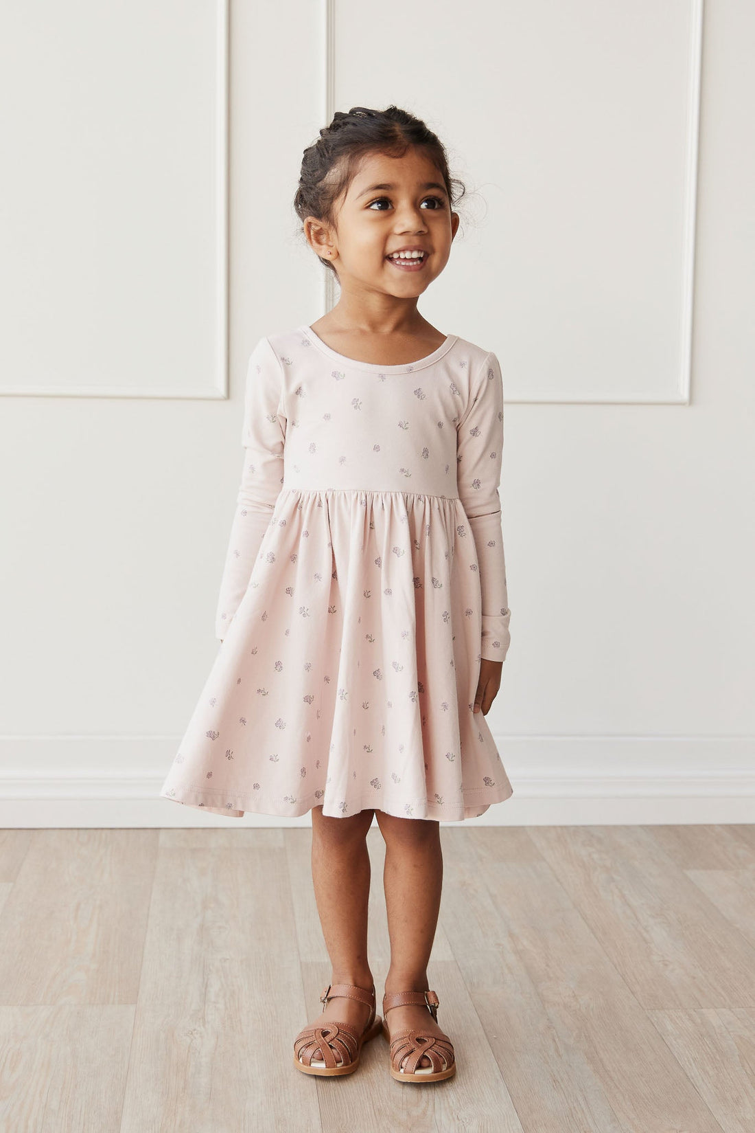 Organic Cotton Tallulah Dress - Meredith Violet Childrens Dress from Jamie Kay USA