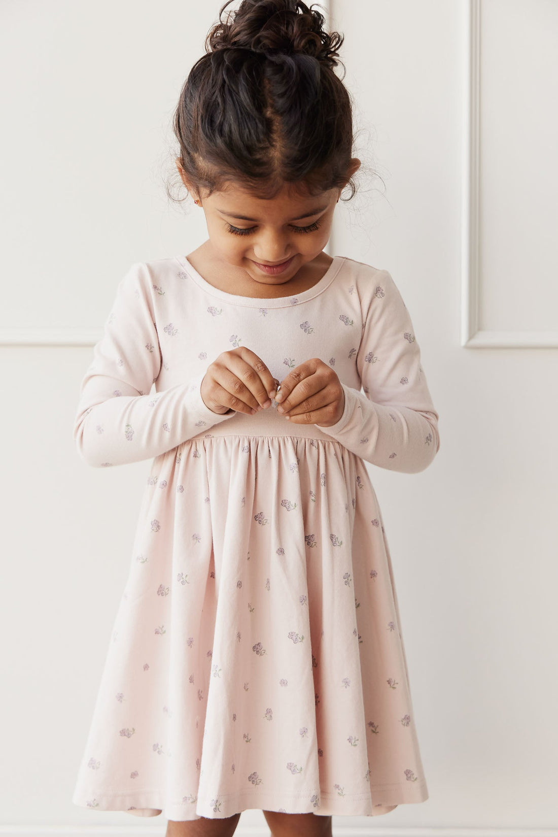 Organic Cotton Tallulah Dress - Meredith Violet Childrens Dress from Jamie Kay USA