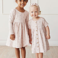 Organic Cotton Lola Dress - Meredith Violet Childrens Dress from Jamie Kay USA