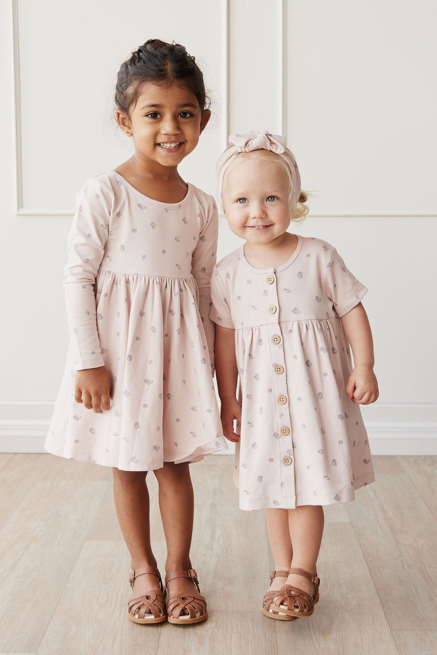 Organic Cotton Lola Dress - Meredith Violet Childrens Dress from Jamie Kay USA