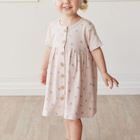 Organic Cotton Lola Dress - Meredith Violet Childrens Dress from Jamie Kay USA