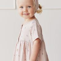 Organic Cotton Lola Dress - Meredith Violet Childrens Dress from Jamie Kay USA