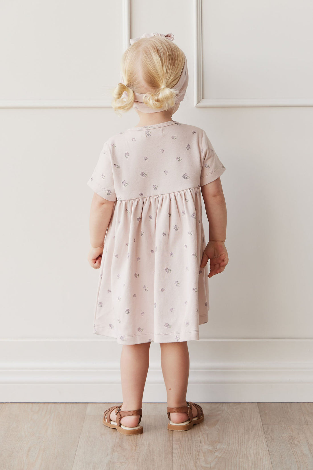 Organic Cotton Lola Dress - Meredith Violet Childrens Dress from Jamie Kay USA