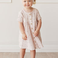 Organic Cotton Lola Dress - Meredith Violet Childrens Dress from Jamie Kay USA