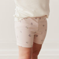 Organic Cotton Everyday Bike Short - Meredith Violet Childrens Short from Jamie Kay USA