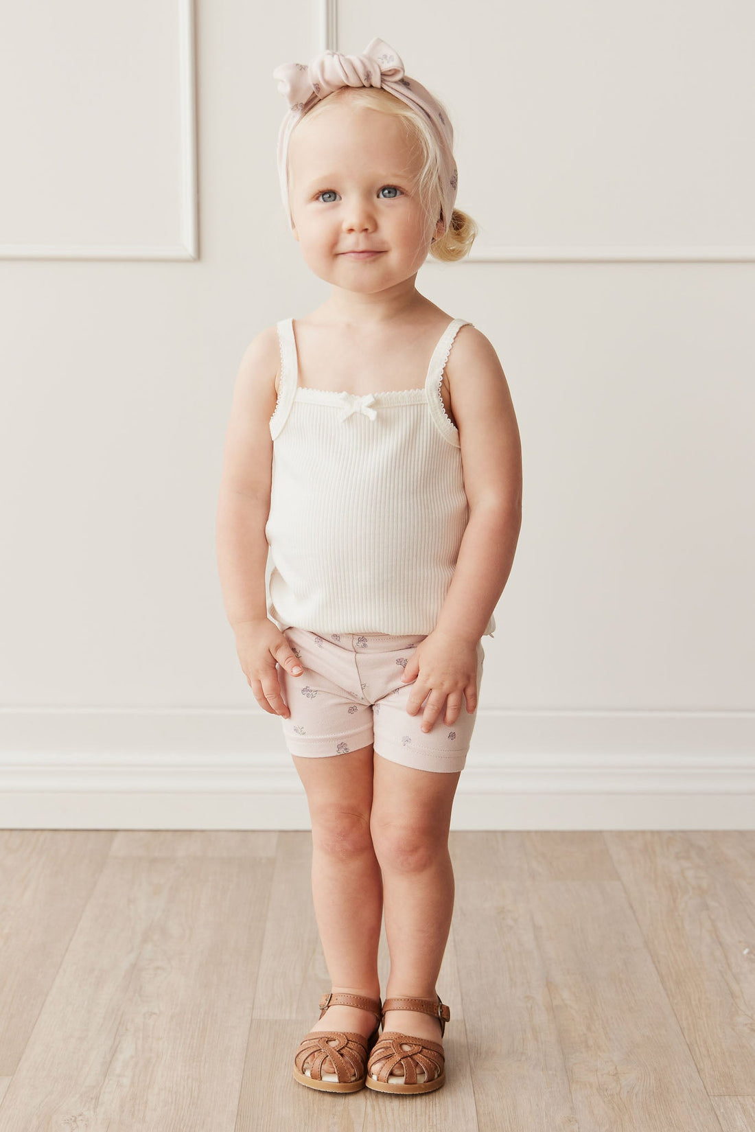 Organic Cotton Everyday Bike Short - Meredith Violet Childrens Short from Jamie Kay USA