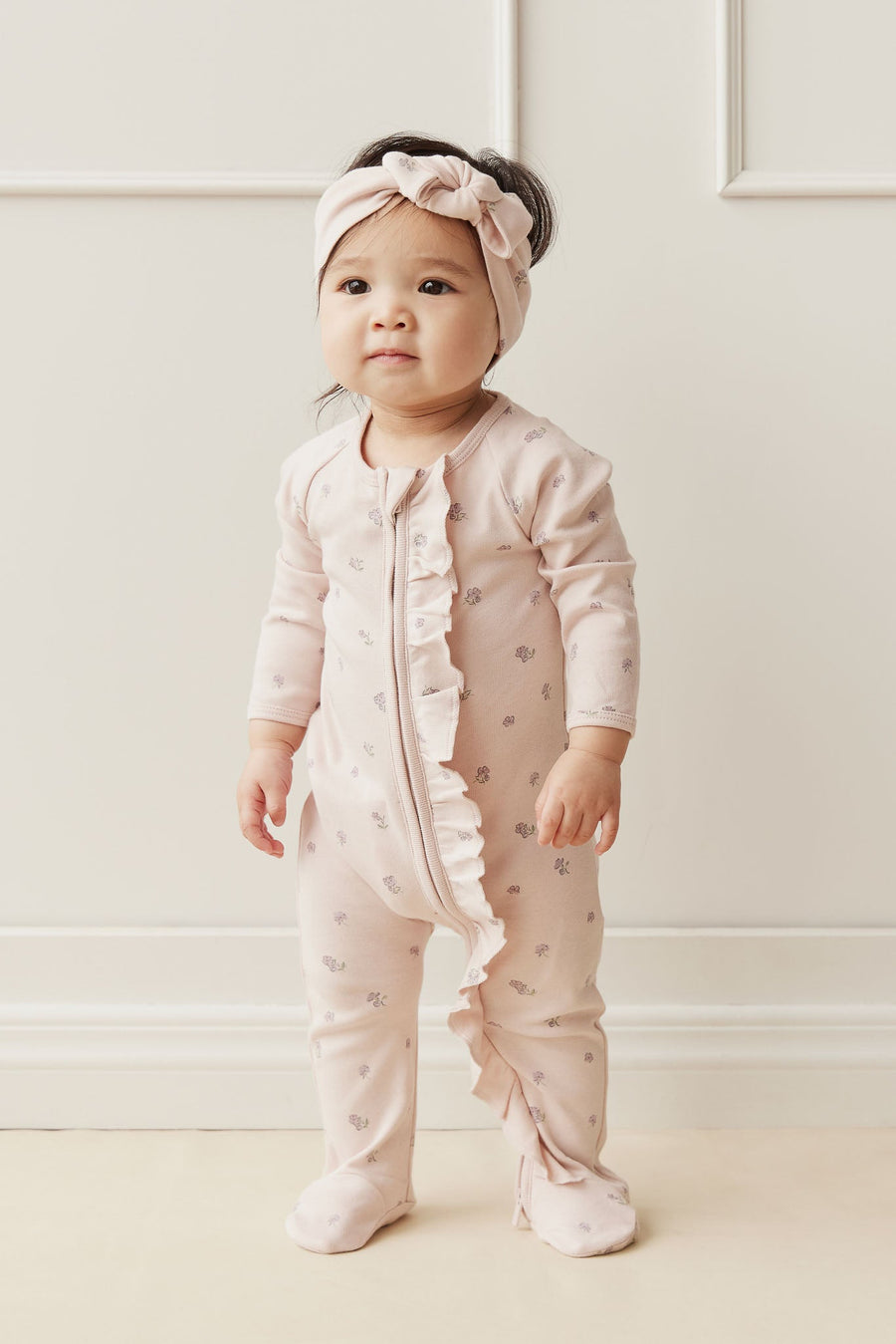 Organic Cotton Melanie Onepiece - Meredith Violet Childrens Onepiece from Jamie Kay USA