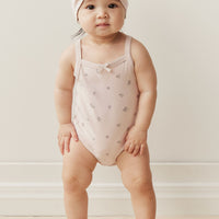 Organic Cotton Bridget Singlet Bodysuit - Meredith Violet Childrens Bodysuit from Jamie Kay USA