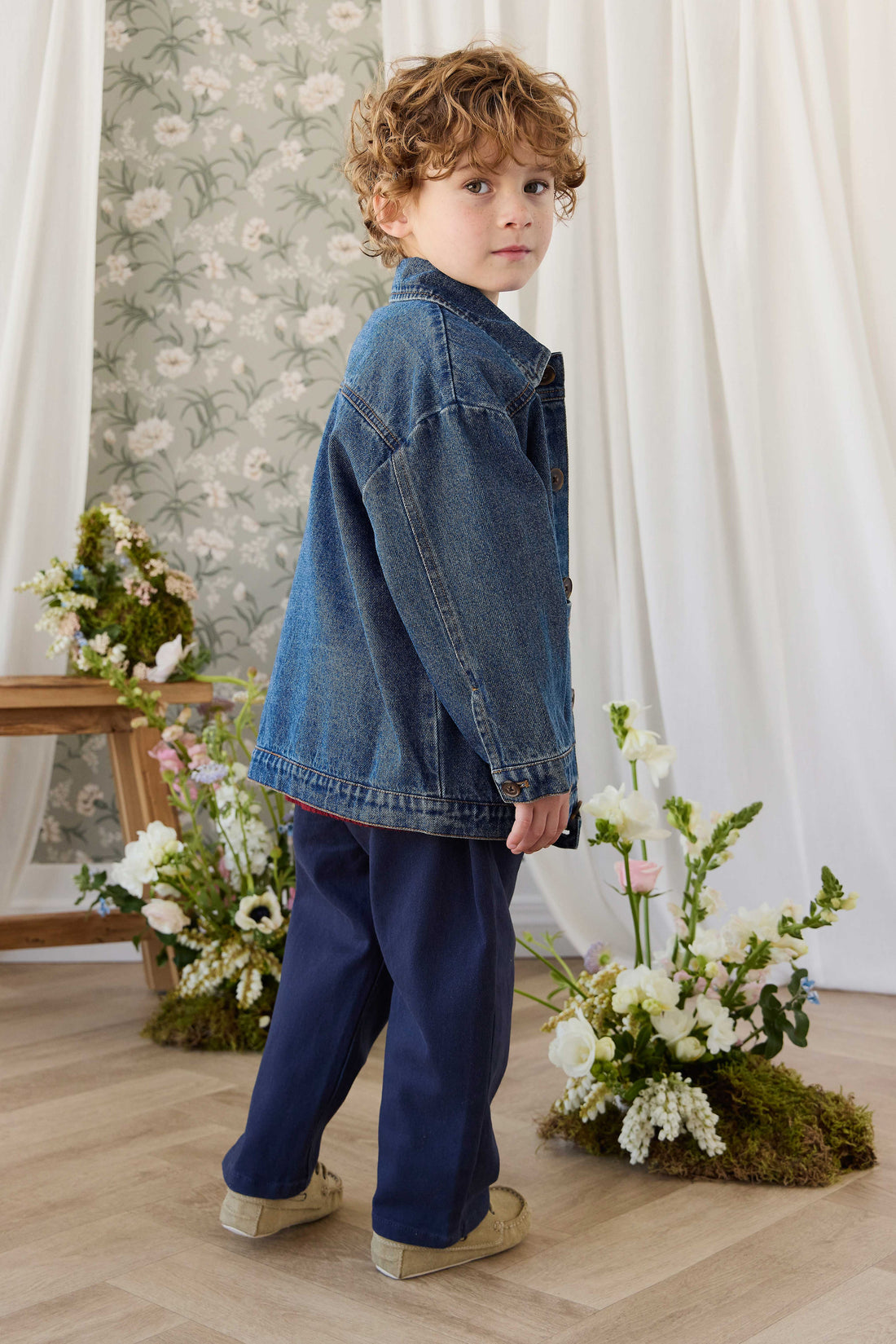 Lennox Denim Jacket - Classic Denim Childrens Jacket from Jamie Kay USA