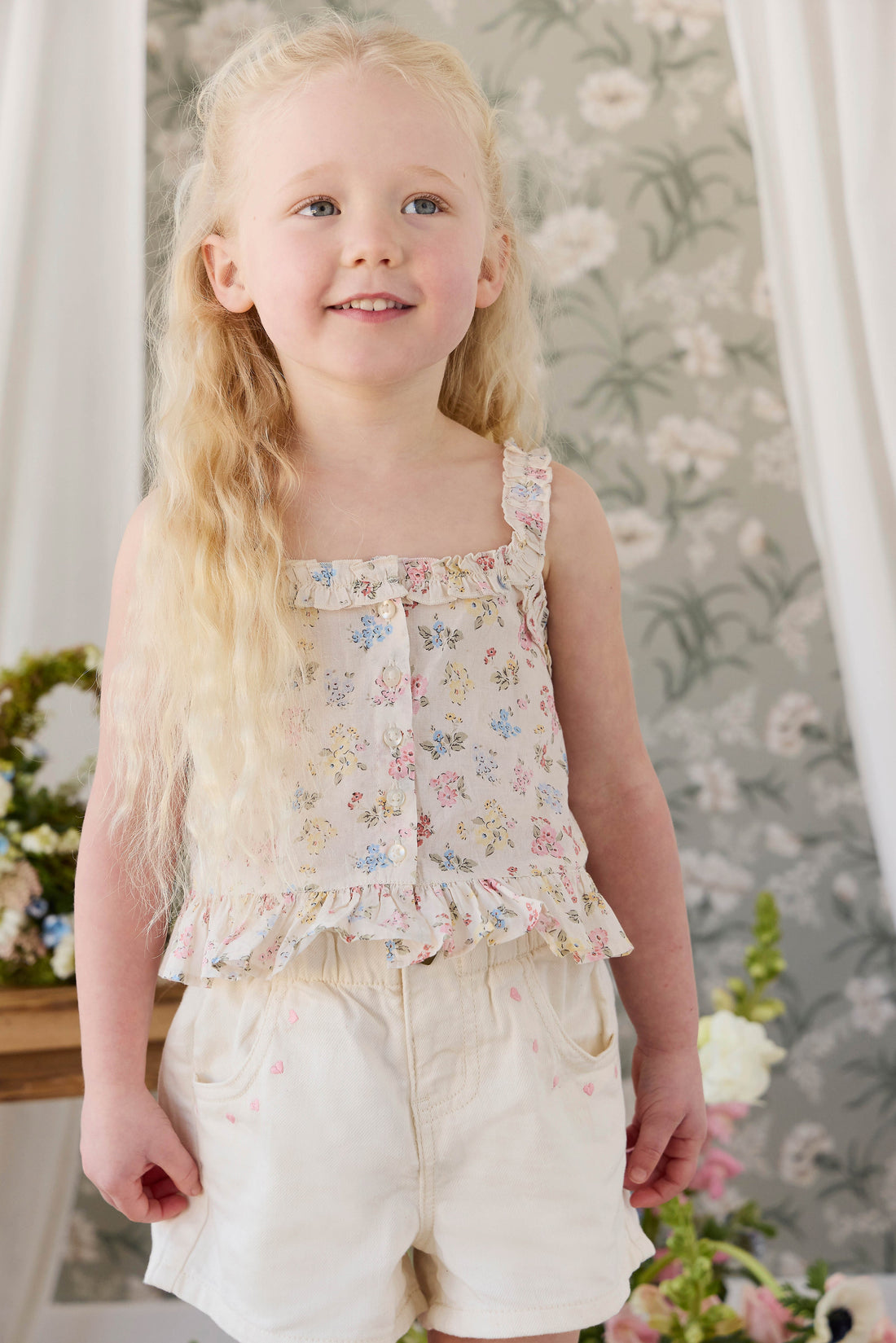 Nicolette Short - Natural Childrens Shorts from Jamie Kay USA