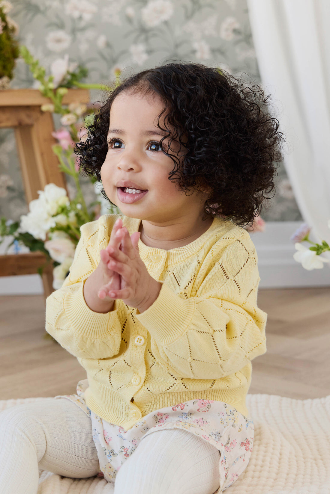 Organic Cotton Marlene Bloomer - Morgan Vanilla Childrens Bloomer from Jamie Kay USA