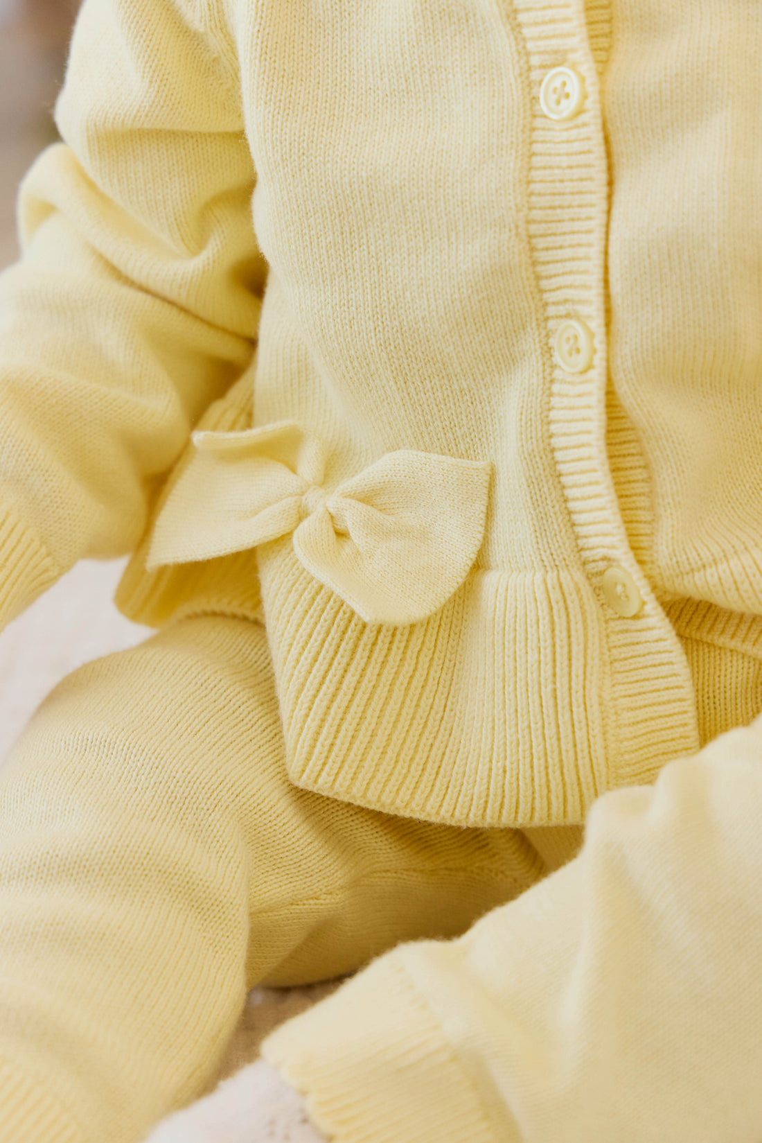 Lyla Knitted Cardigan - Lemonade Childrens Cardigan from Jamie Kay USA