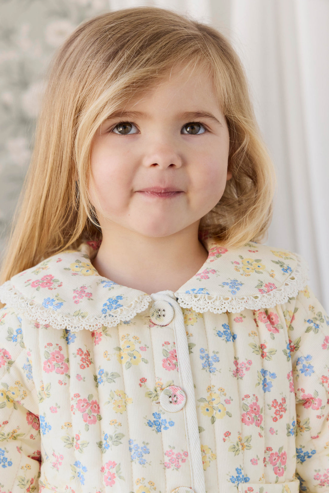 Jaida Pincord Jacket - Morgan Vanilla Childrens Jacket from Jamie Kay USA
