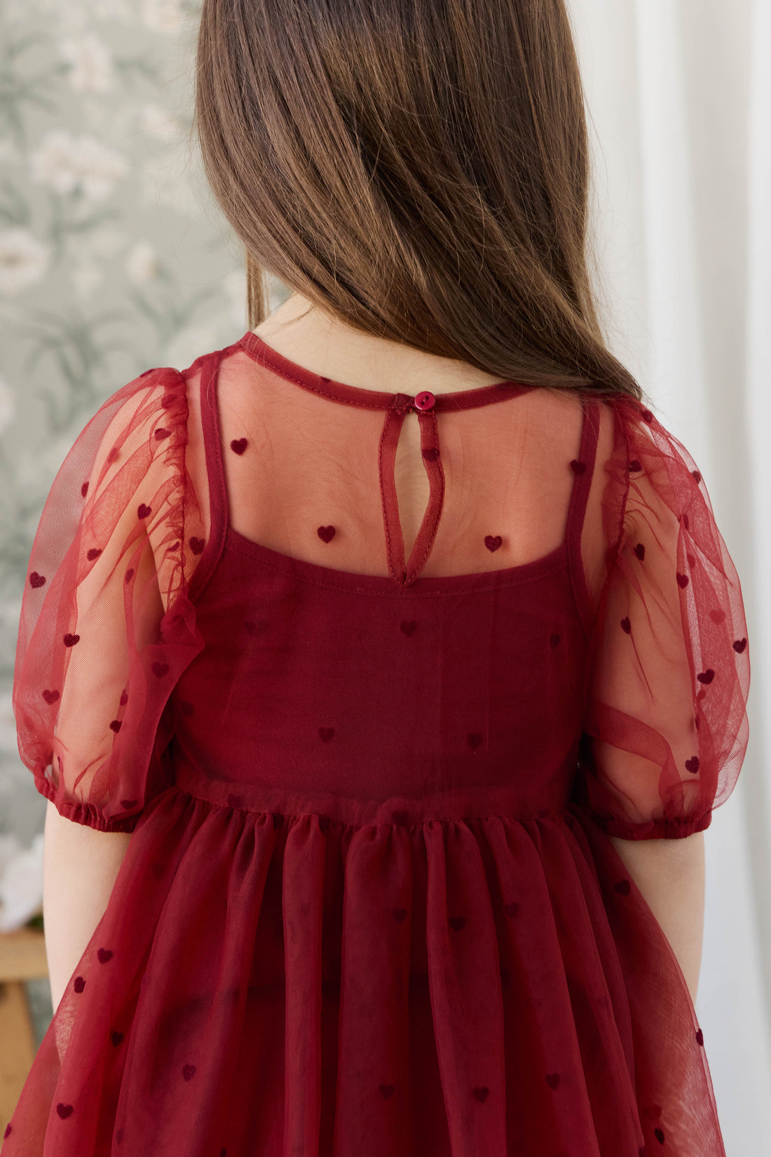 Zoella Tulle Dress - Mon Amour Cherry Childrens Dress from Jamie Kay USA