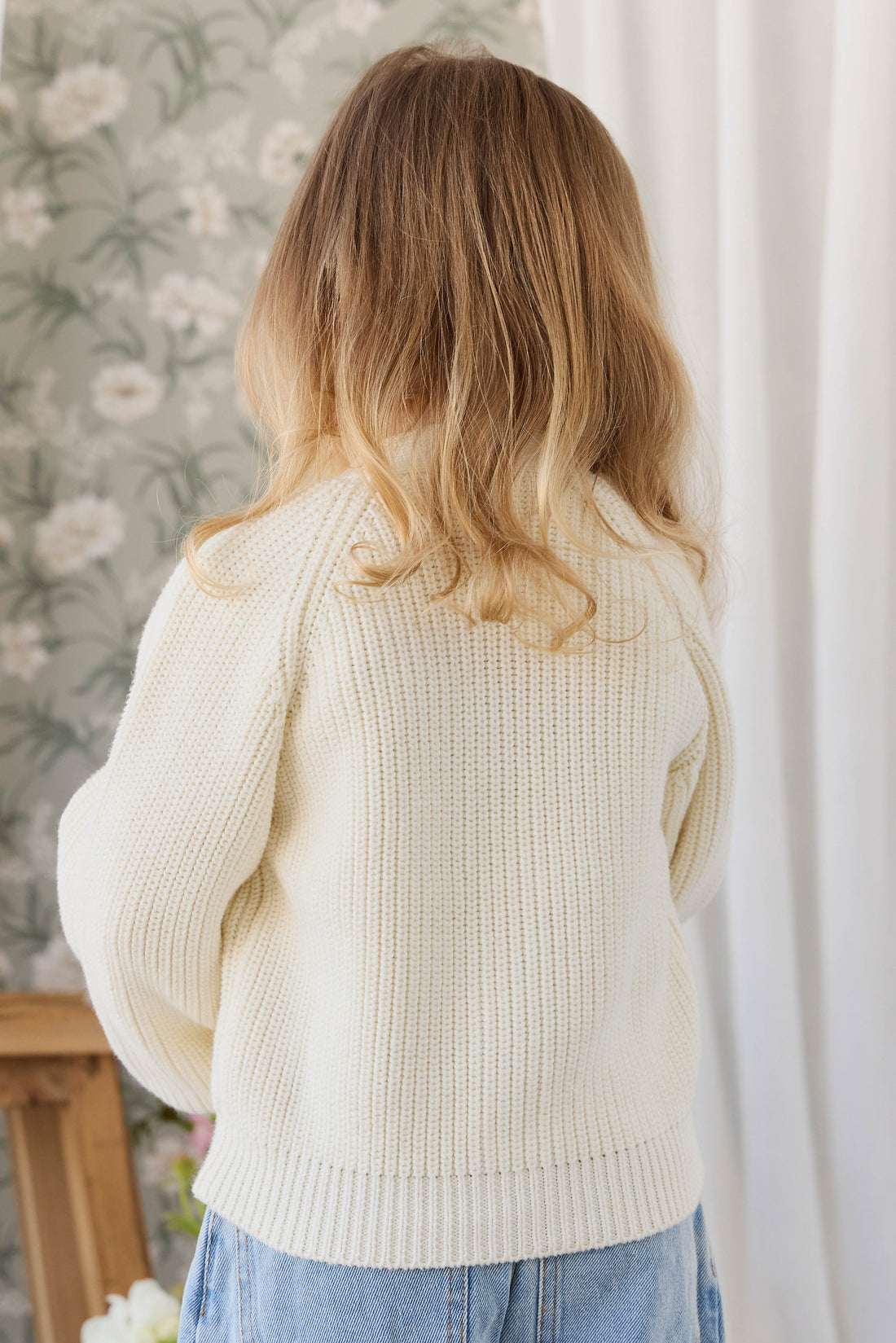 Paloma Cardigan - Snow Drop Childrens Cardigan from Jamie Kay USA