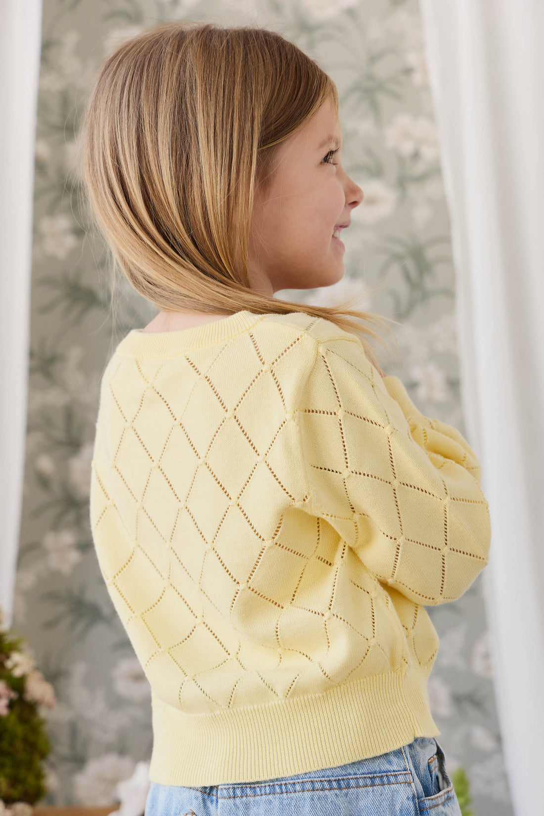 Lilah Cardigan - Lemonade Childrens Cardigan from Jamie Kay USA