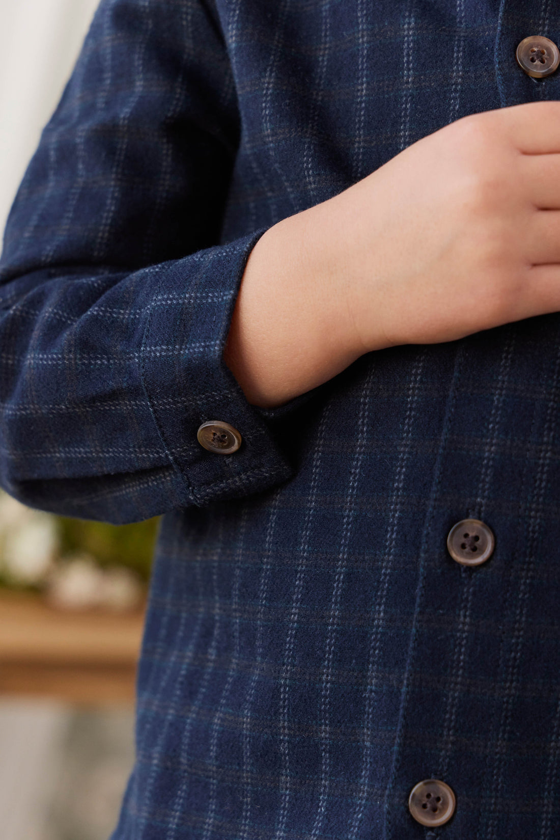 Isaiah Shirt - Finley Check Childrens Top from Jamie Kay USA