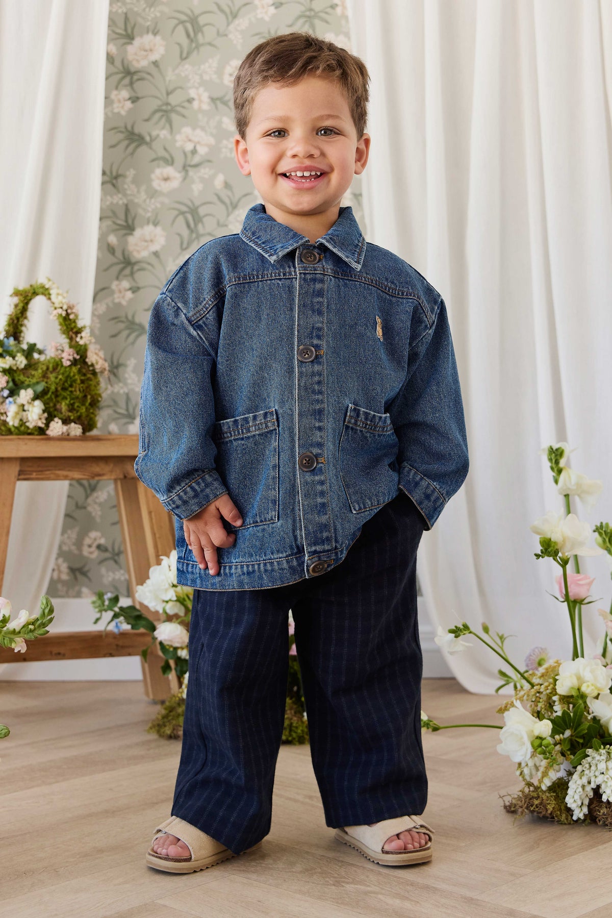 Winslow Pant - Finley Check Childrens Pants from Jamie Kay USA