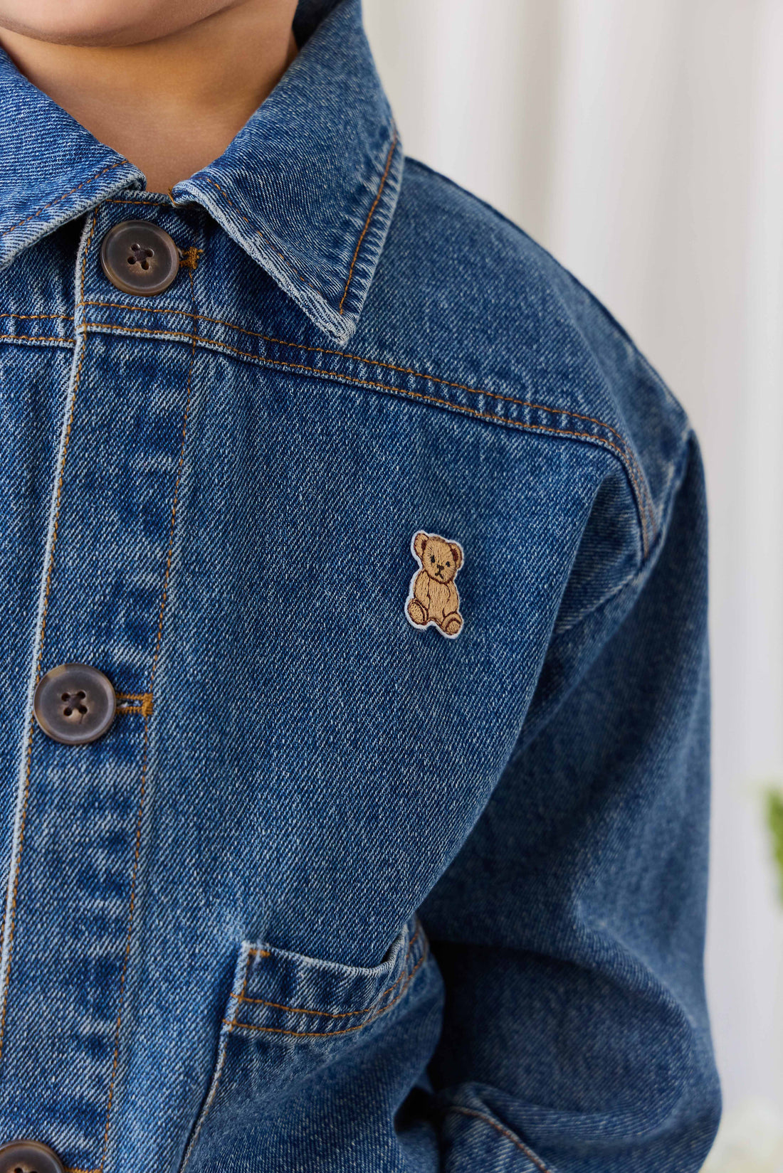 Lennox Denim Jacket - Classic Denim Childrens Jacket from Jamie Kay USA