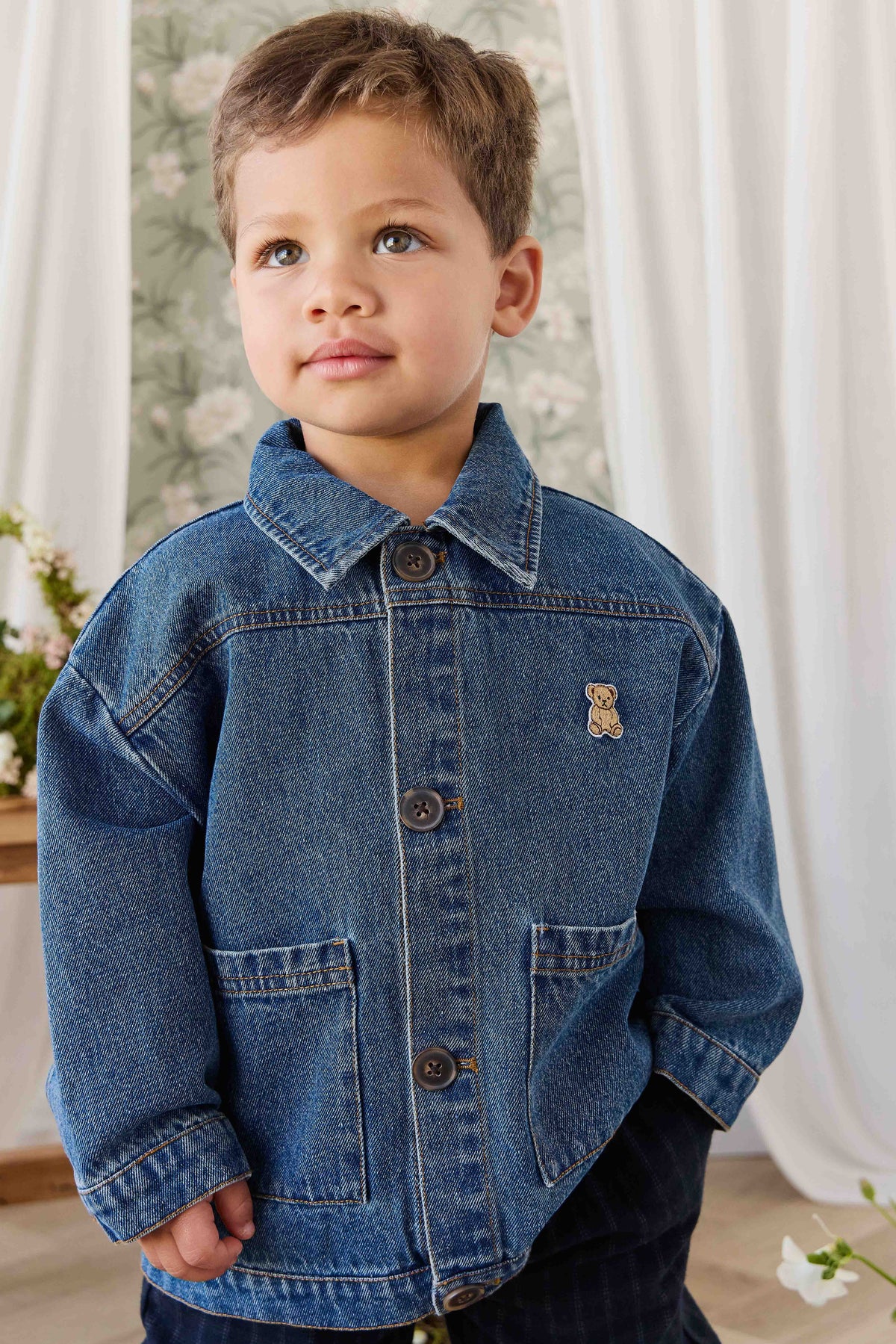 Lennox Denim Jacket - Classic Denim Childrens Jacket from Jamie Kay USA