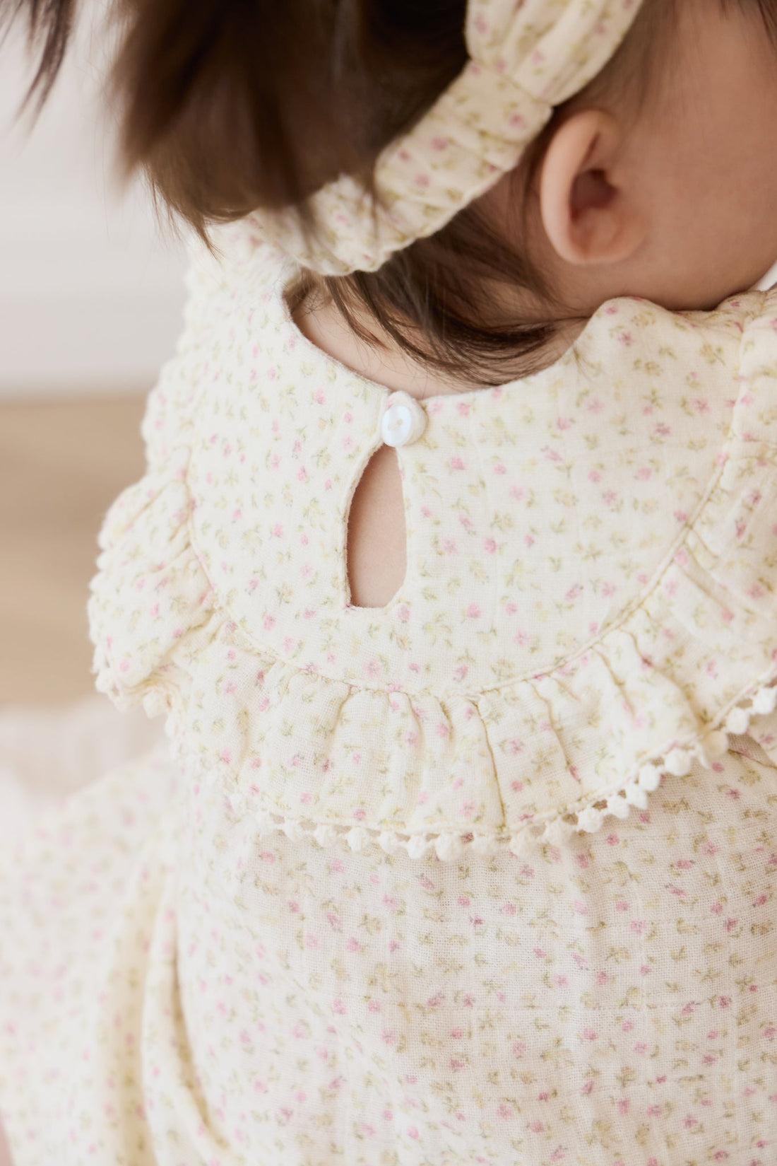 Organic Cotton Muslin Cleo Blouse - Pippa Pink Childrens Top from Jamie Kay USA