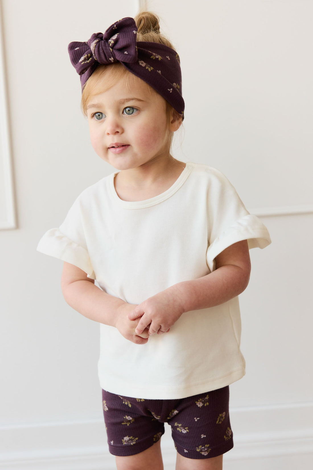 Pima Cotton Antoinette Top - Parchment Childrens Top from Jamie Kay USA