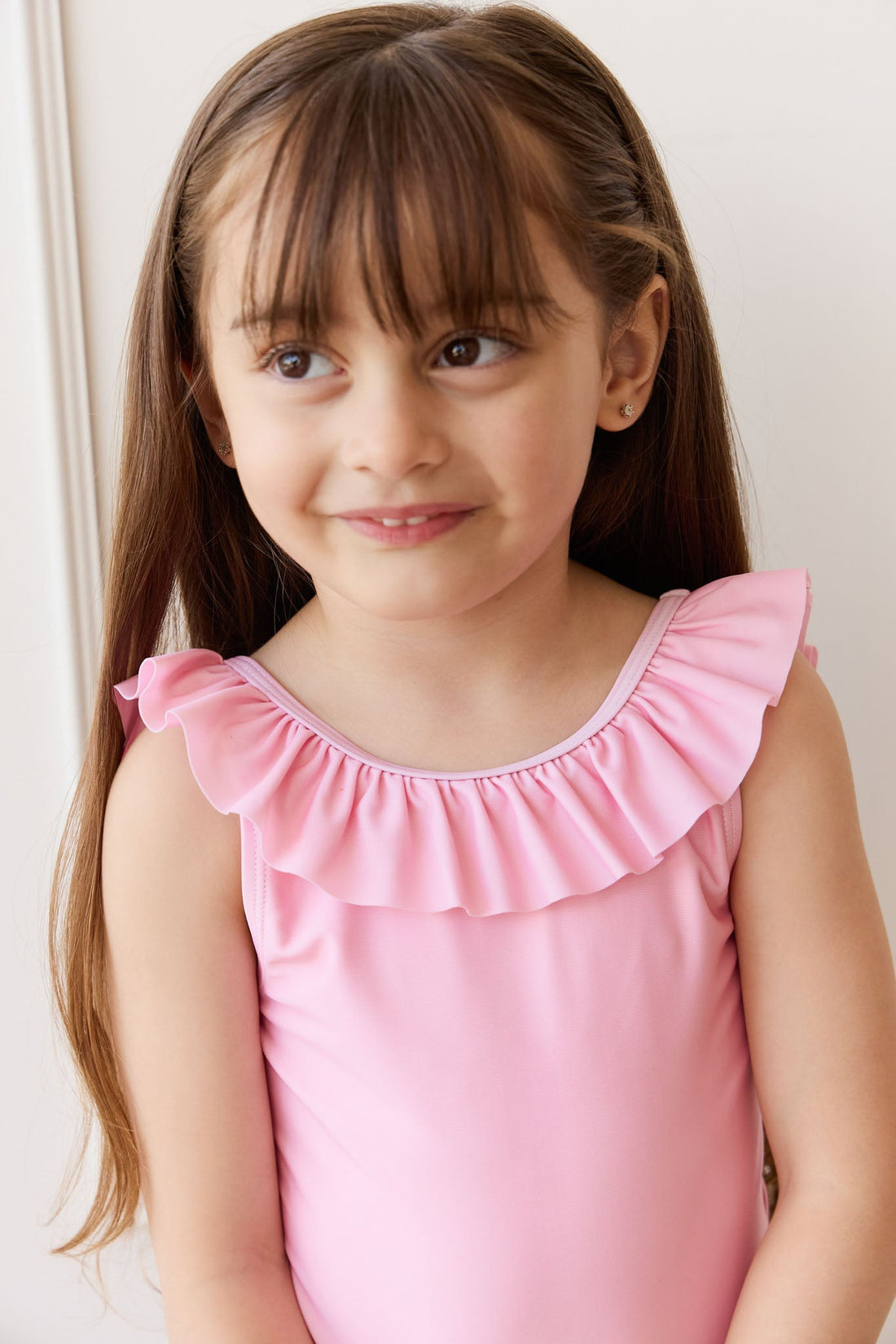 Emmeline Swimsuit - Burnet Rose Childrens Swimwear from Jamie Kay USA