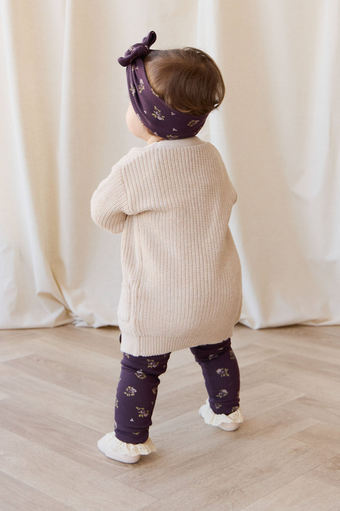 Siena Cardigan - Oatmeal Marle Childrens Cardigan from Jamie Kay USA