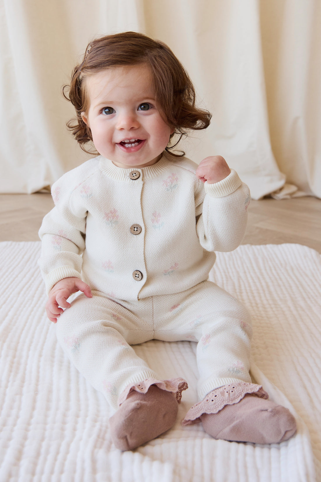 Meadow Legging - Larissa Egret Childrens Legging from Jamie Kay USA