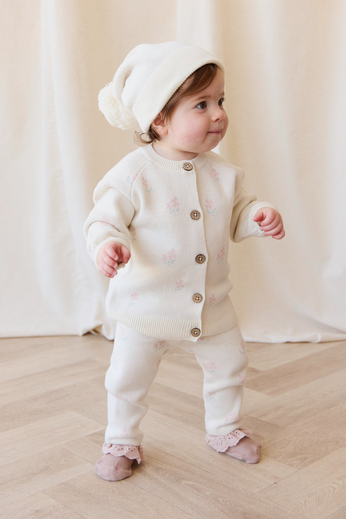 Meadow Legging - Larissa Egret Childrens Legging from Jamie Kay USA