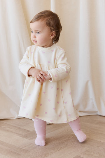 Organic Cotton Mckinley Dress - Mon Amour Lotus Childrens Dress from Jamie Kay USA