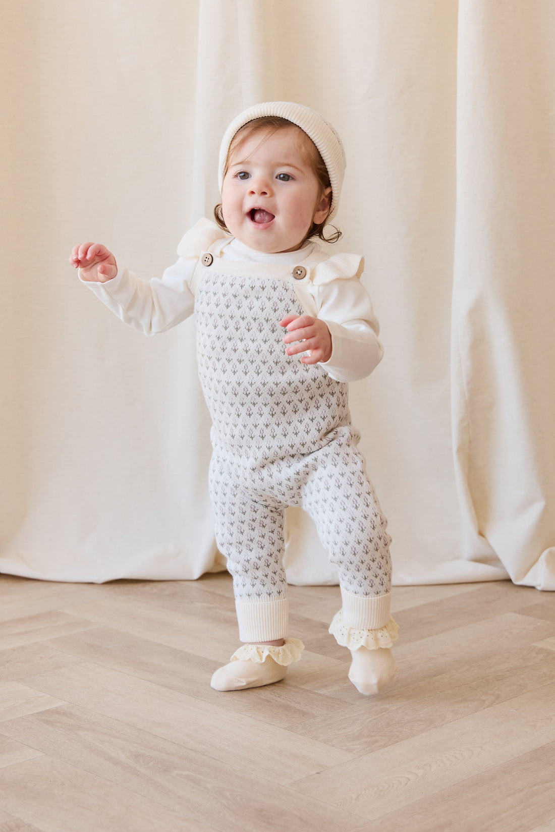 Savannah Jacquard Onepiece - Sheer Pink Childrens Onepiece from Jamie Kay USA