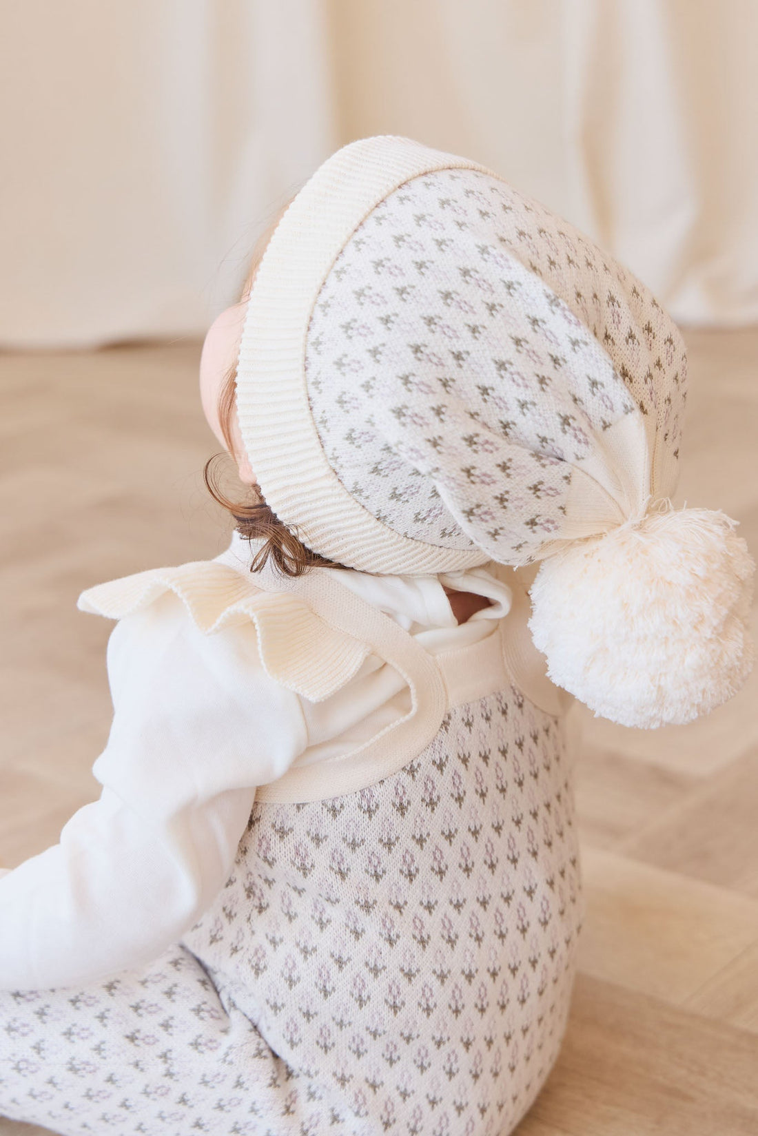 Savannah Jacquard Hat - Sheer Pink Childrens Hat from Jamie Kay USA