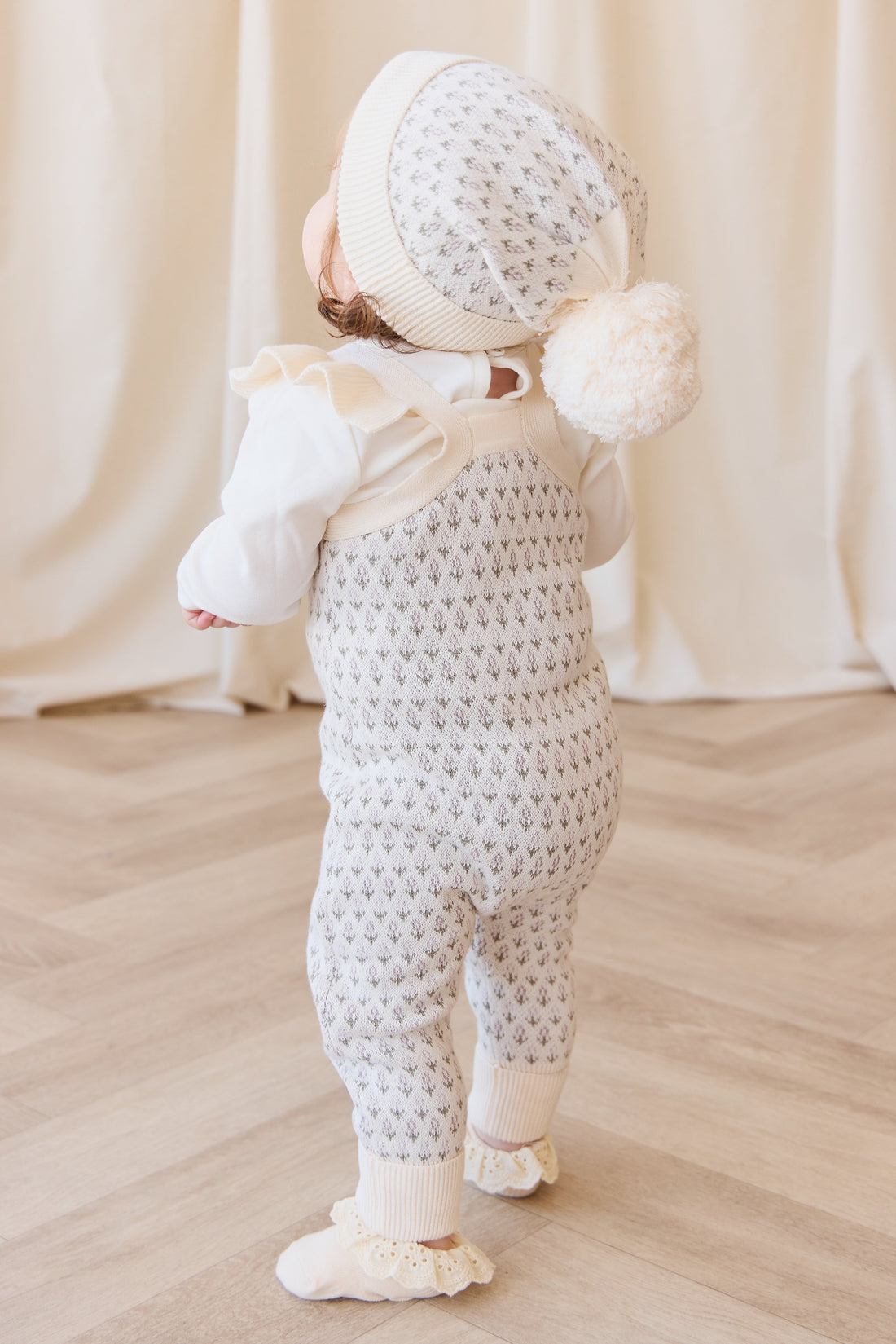 Savannah Jacquard Onepiece - Sheer Pink Childrens Onepiece from Jamie Kay USA