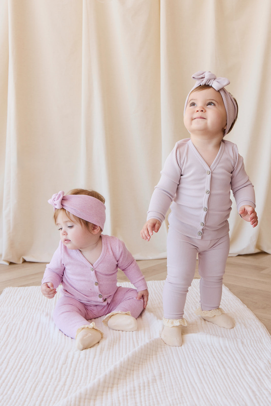 Organic Cotton Modal Everyday Legging - Orchid Marle Childrens Legging from Jamie Kay USA
