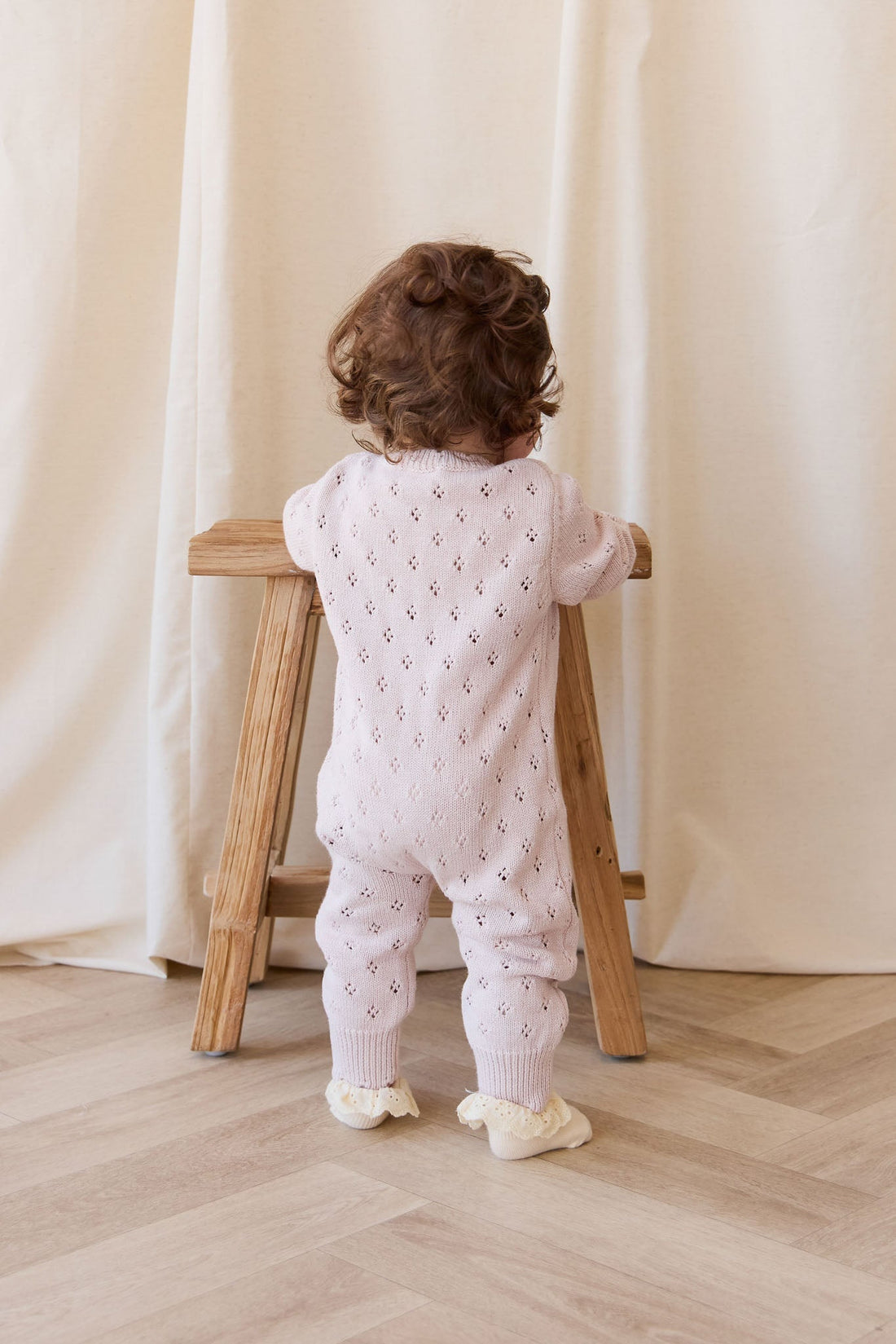 Emily Onepiece - Dusty Violet Marle Childrens Onepiece from Jamie Kay USA