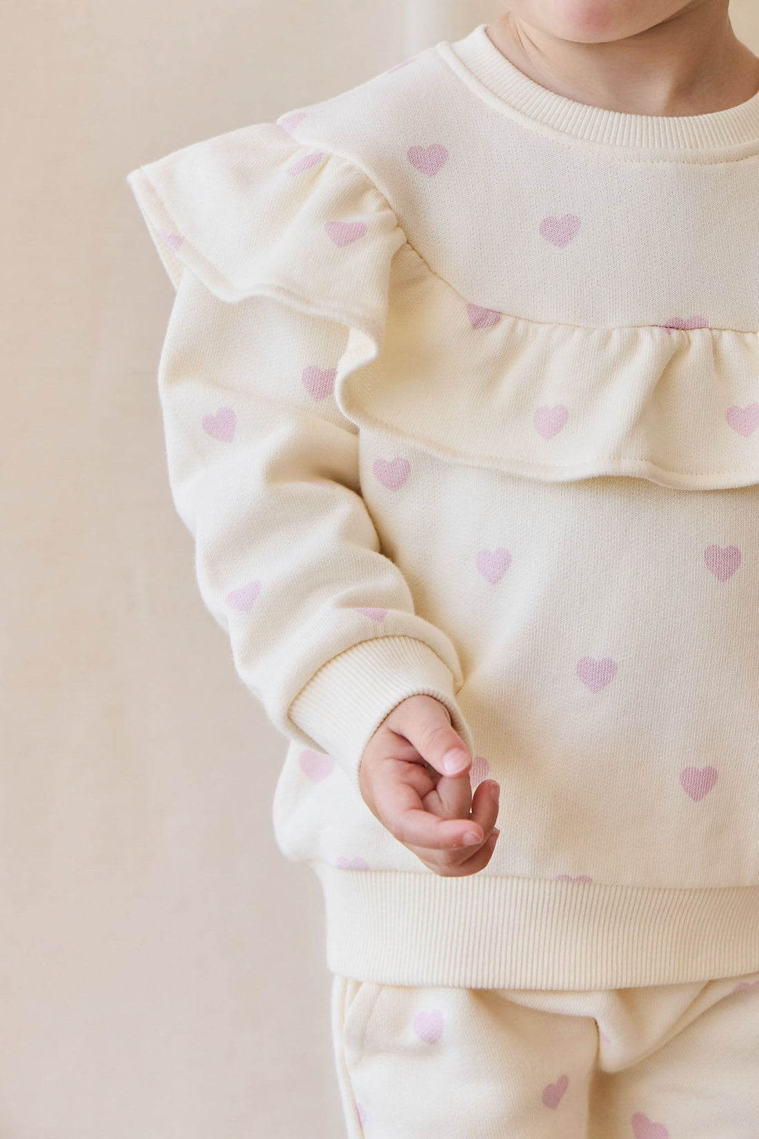 Organic Cotton Mckinley Sweatshirt - Mon Amour Lotus Childrens Top from Jamie Kay USA