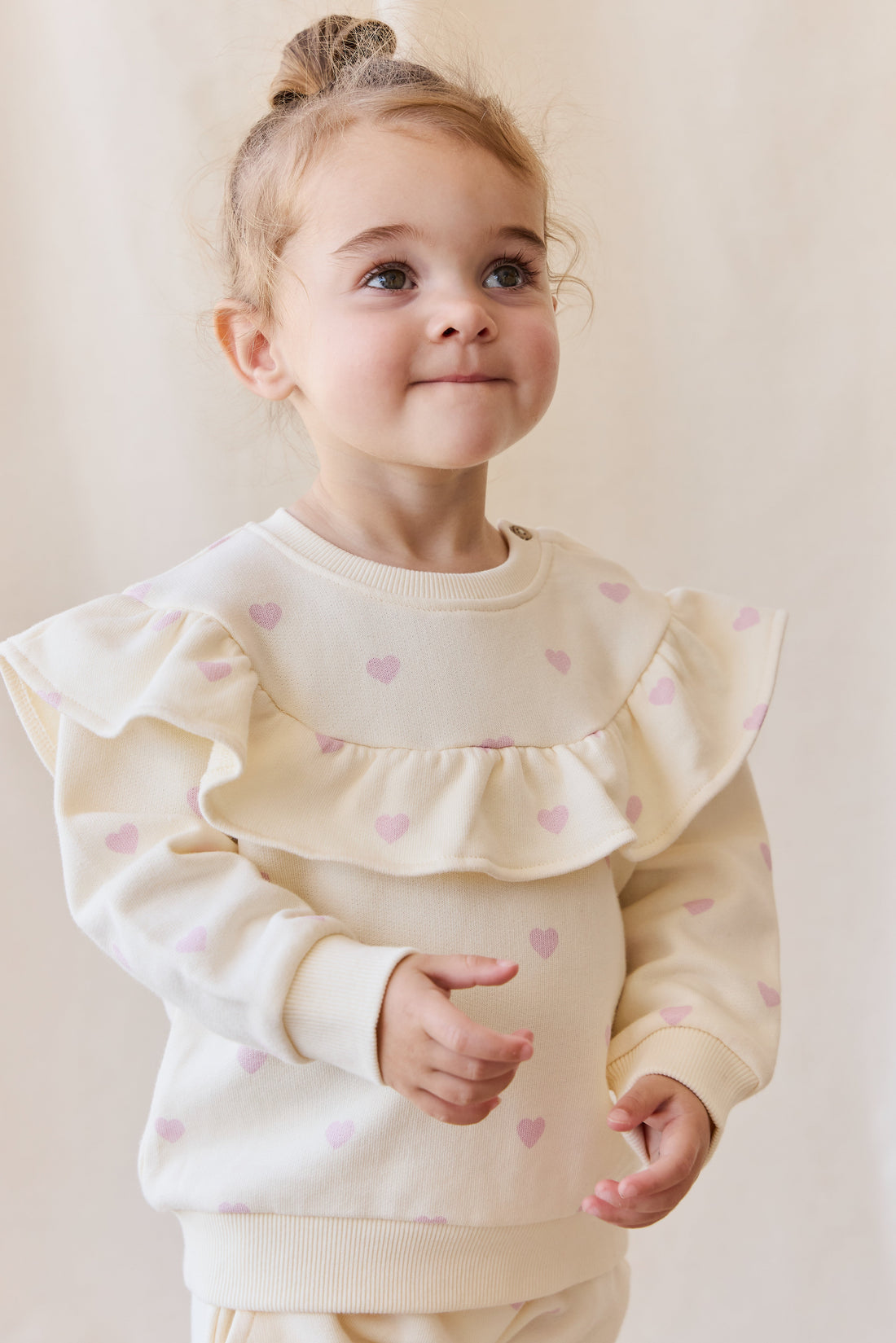 Organic Cotton Mckinley Sweatshirt - Mon Amour Lotus Childrens Top from Jamie Kay USA