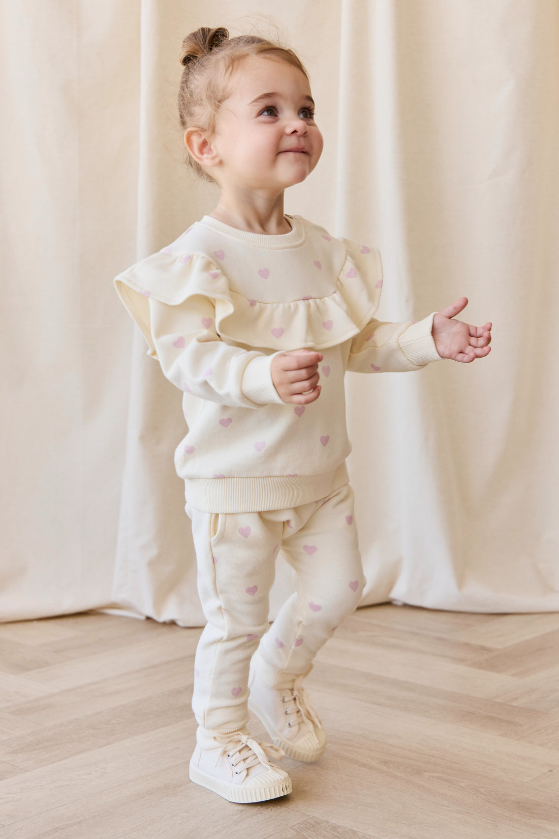 Organic Cotton Lilith Track Pant - Mon Amour Lotus Childrens Pant from Jamie Kay USA