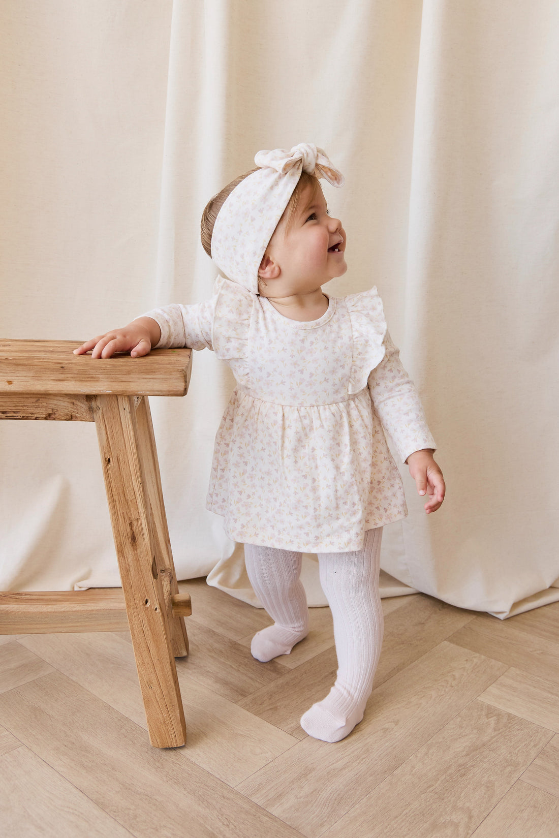 Organic Cotton Vivienne Playsuit - Aries Mauve Childrens Playsuit from Jamie Kay USA