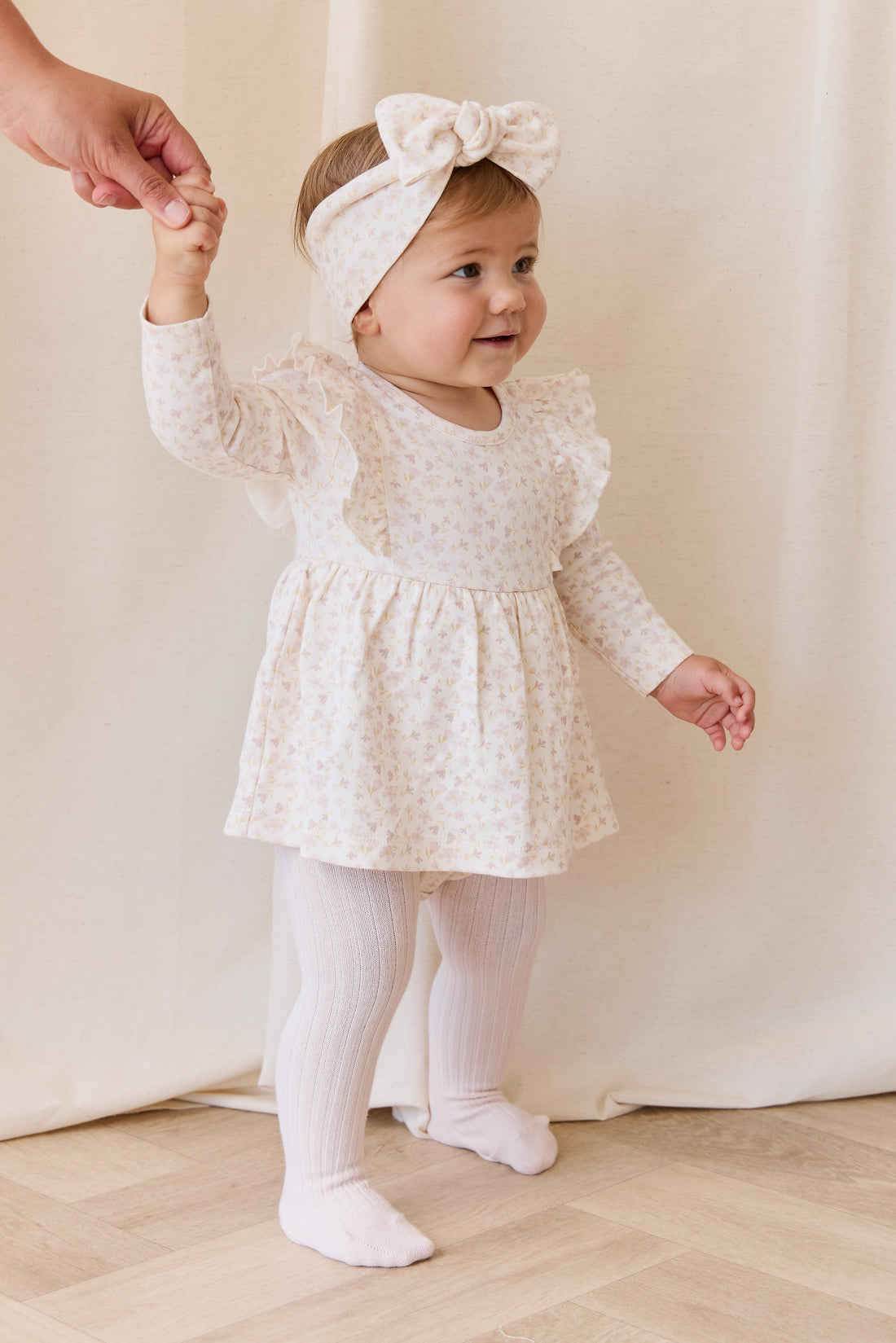 Organic Cotton Vivienne Playsuit - Aries Mauve Childrens Playsuit from Jamie Kay USA