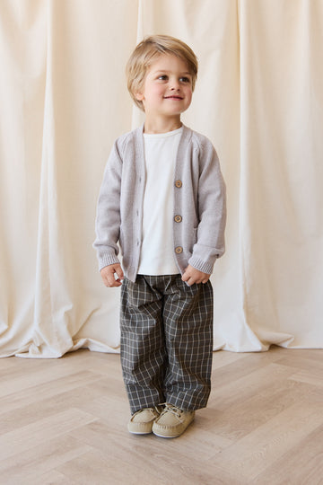 Franco Cardigan - Moleskin Marle Childrens Cardigan from Jamie Kay USA