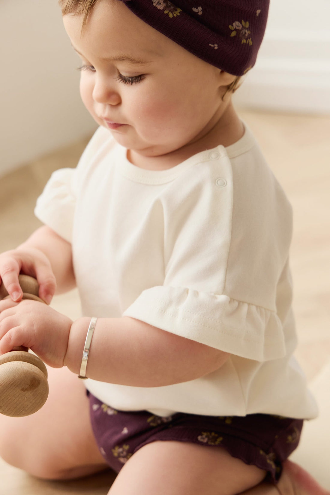 Pima Cotton Antoinette Top - Parchment Childrens Top from Jamie Kay USA