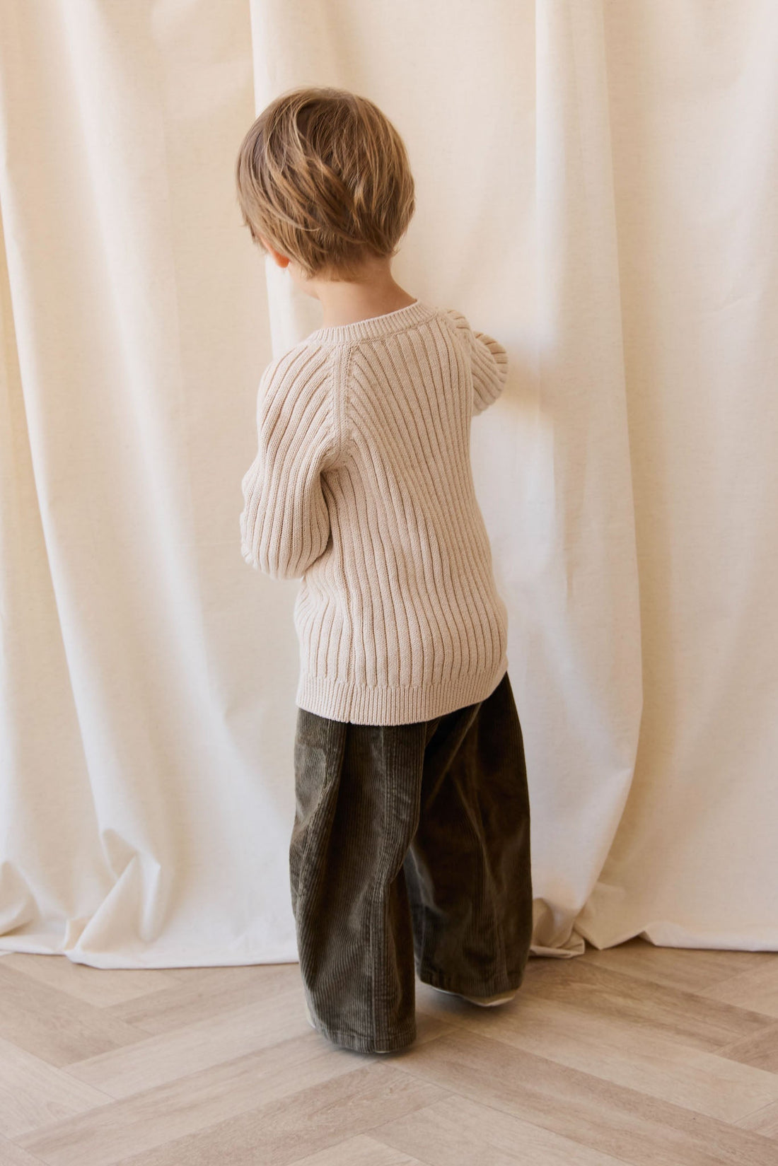 Nathaniel Jumper - Oatmeal Marle Childrens Jumper from Jamie Kay USA