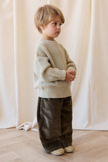 Johan Jumper - Sandy Brown Childrens Jumper from Jamie Kay USA