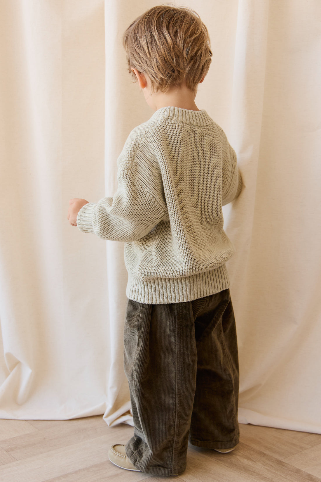 Johan Jumper - Sandy Brown Childrens Jumper from Jamie Kay USA