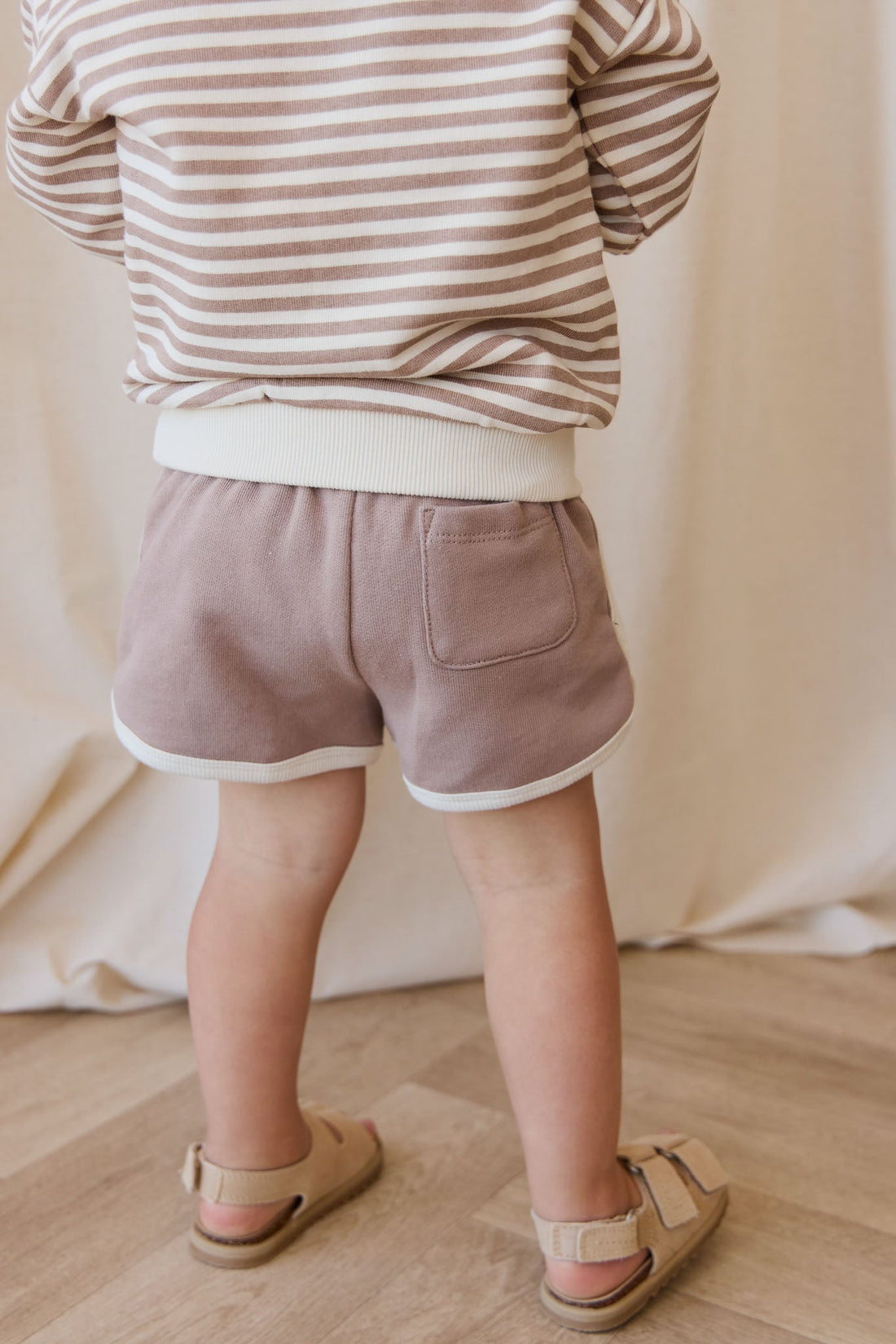 Organic Cotton Eric Short - Carven Clay Childrens Short from Jamie Kay USA